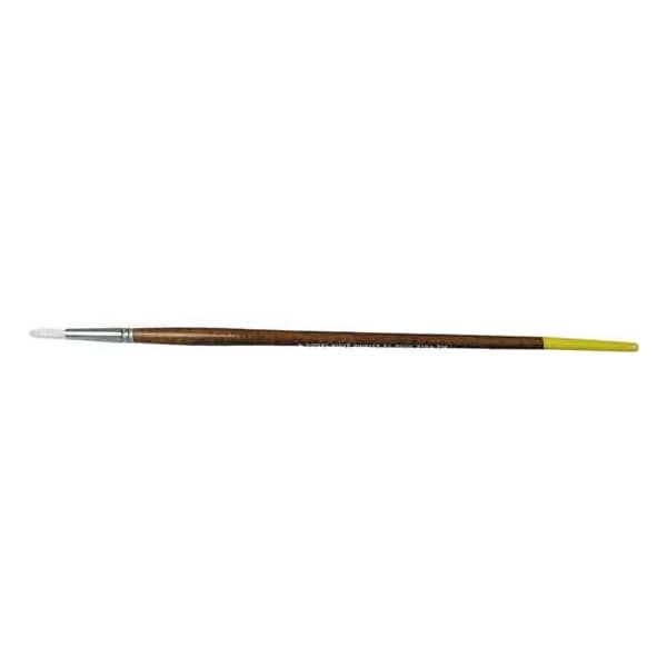 Size 2 White Bristle Round Artist Brush